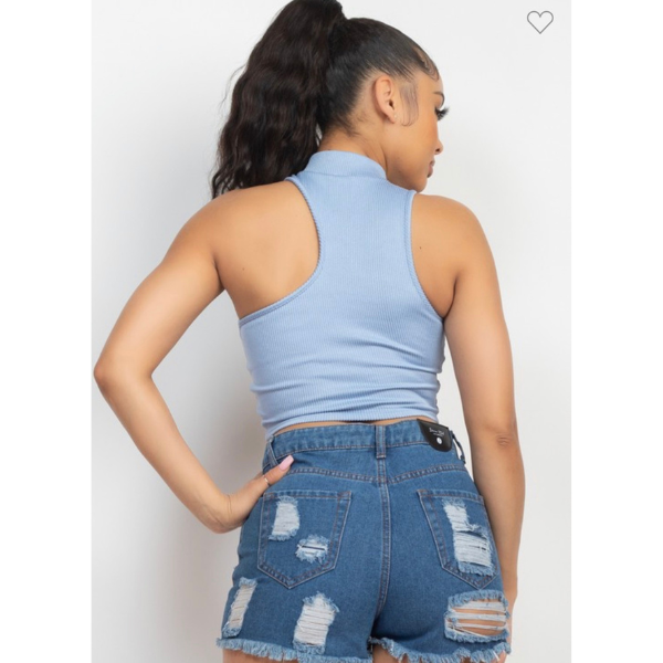 Mock Neck Tank top