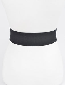 Rhinestone Ribbon Elastic Belt