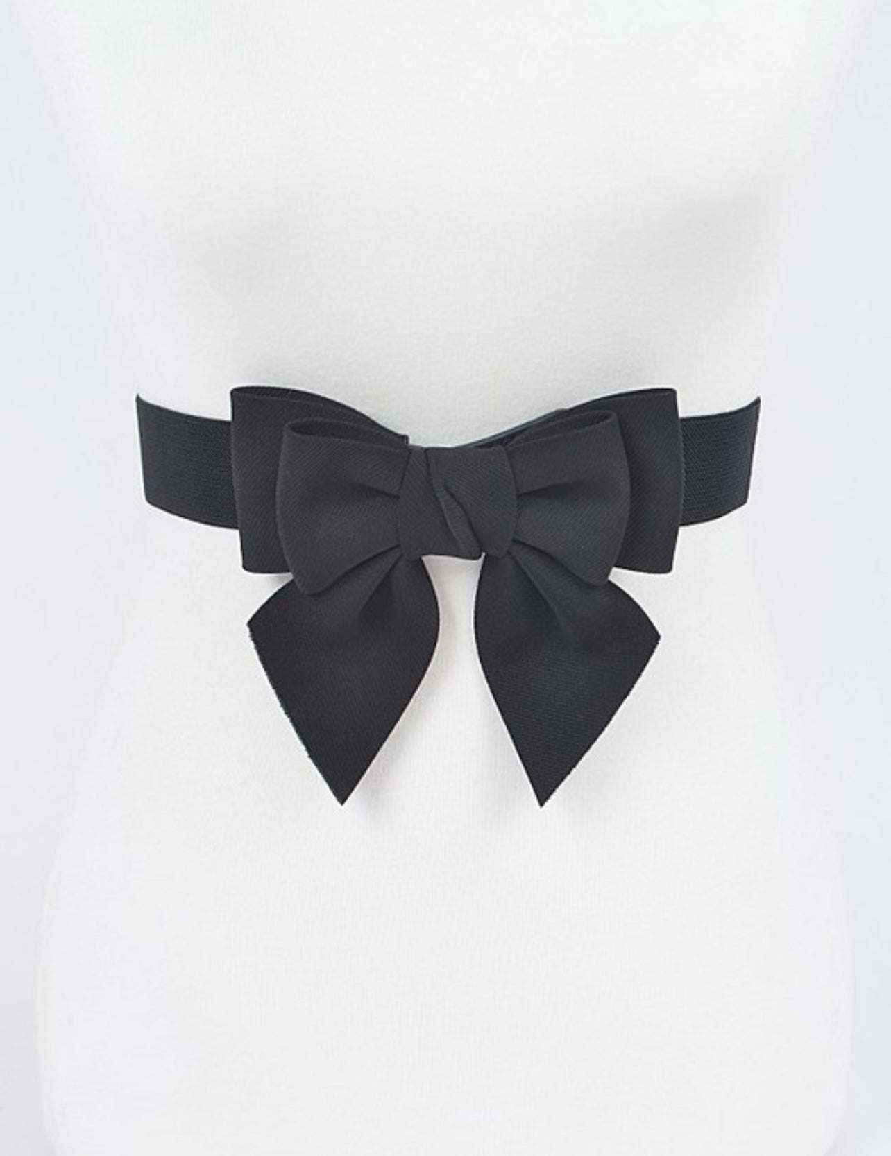 Ribbon Buckle Stretch Belt