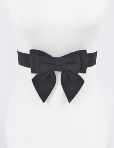 Ribbon Buckle Stretch Belt