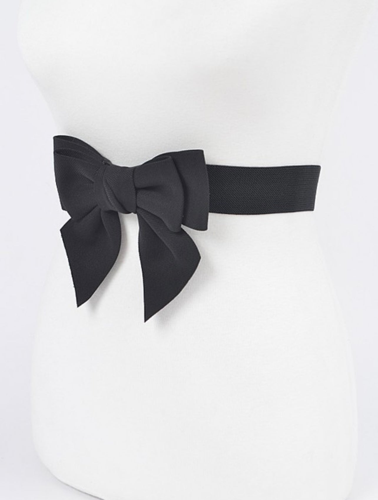Ribbon Buckle Stretch Belt