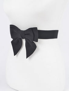 Ribbon Buckle Stretch Belt