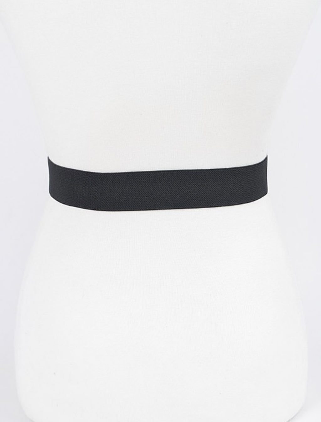Ribbon Buckle Stretch Belt
