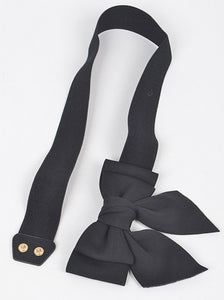 Ribbon Buckle Stretch Belt