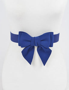 Ribbon Buckle Stretch Belt
