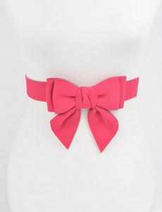 Ribbon Buckle Stretch Belt