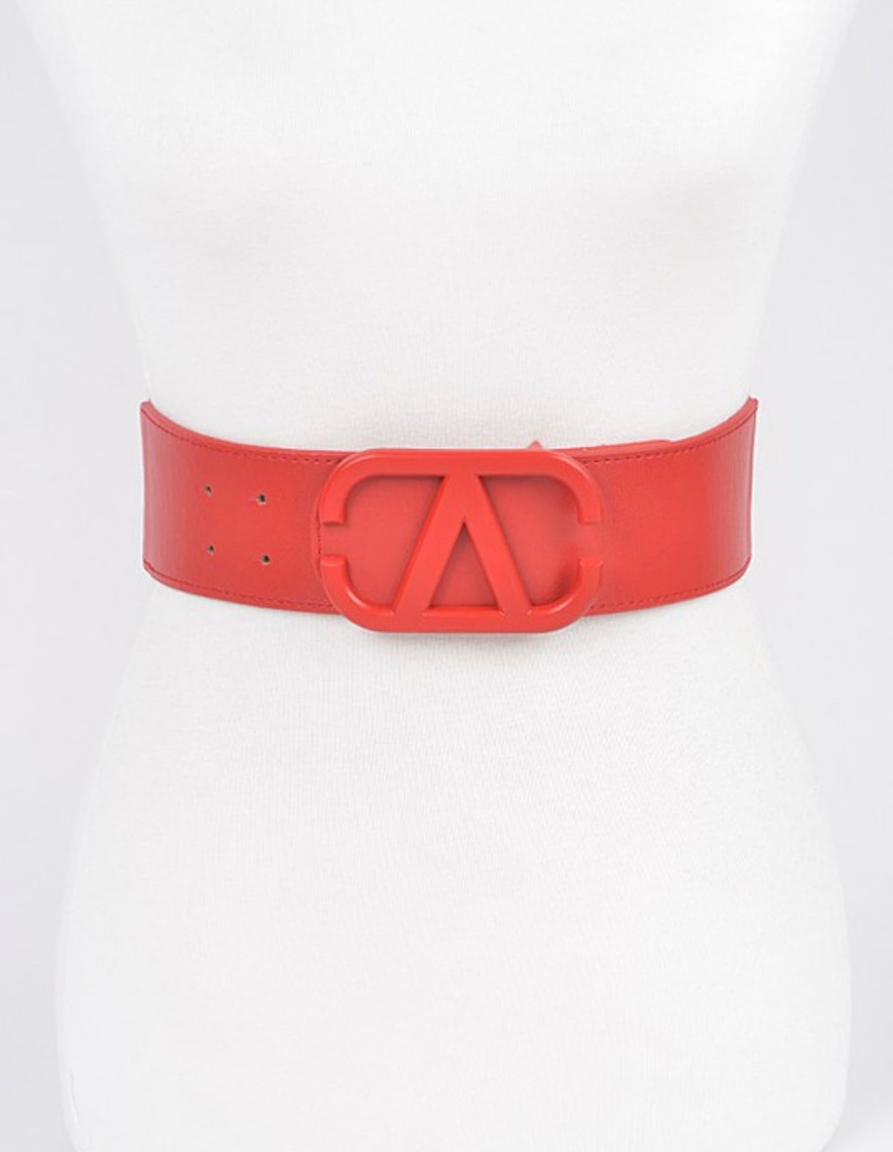 Color Metal Buckle Elastic Belt