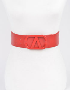 Color Metal Buckle Elastic Belt