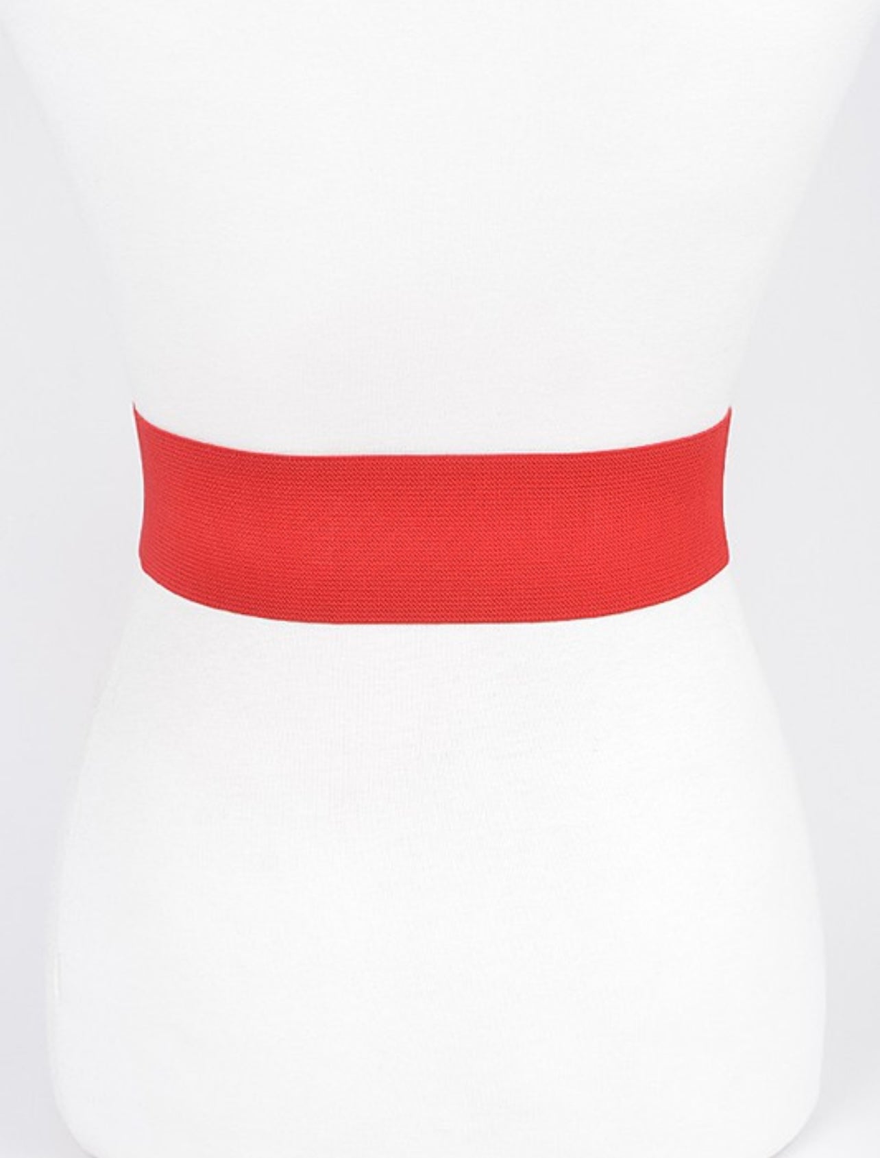 Color Metal Buckle Elastic Belt