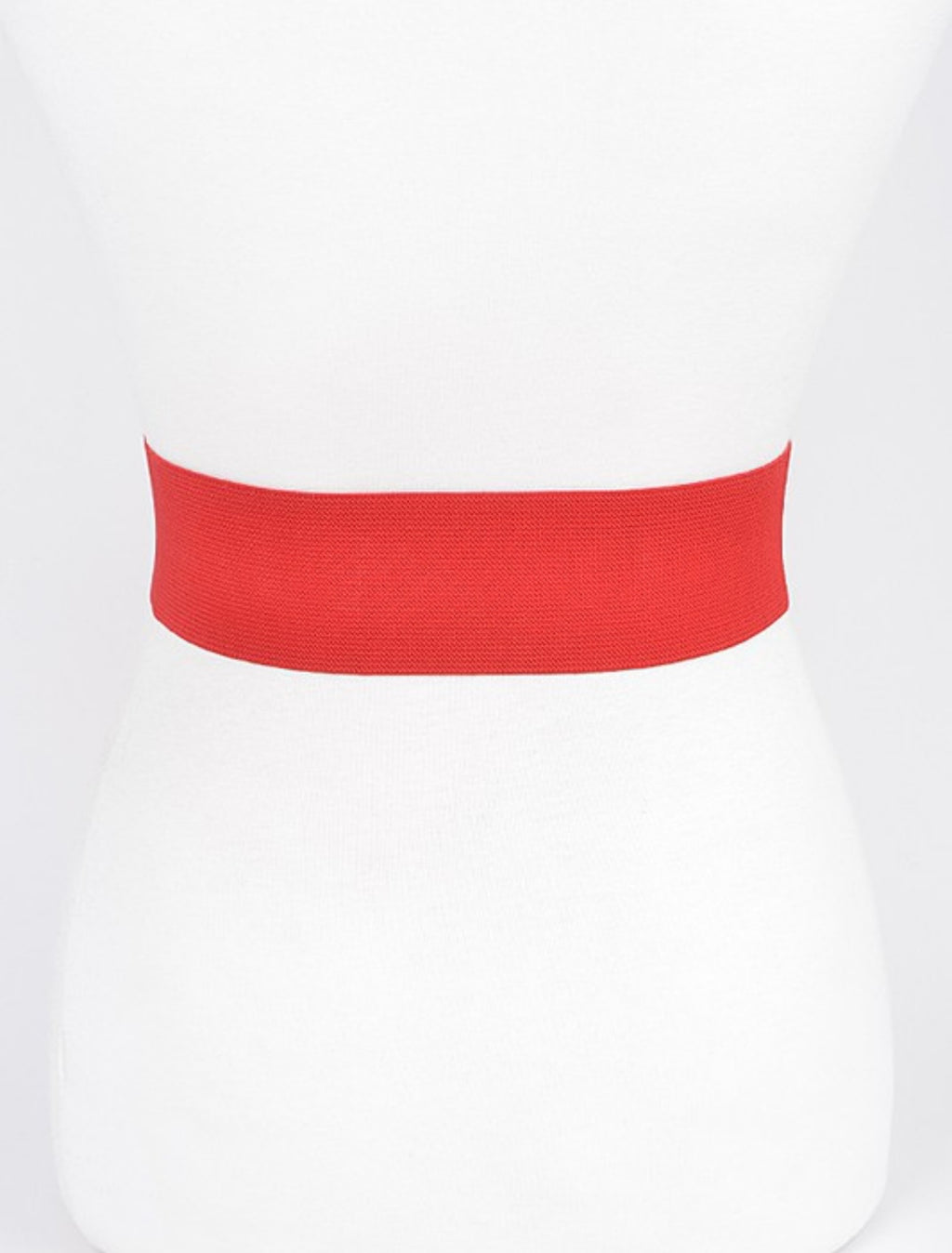 Color Metal Buckle Elastic Belt