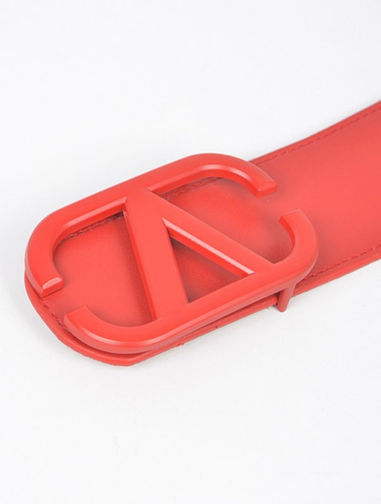 Color Metal Buckle Elastic Belt