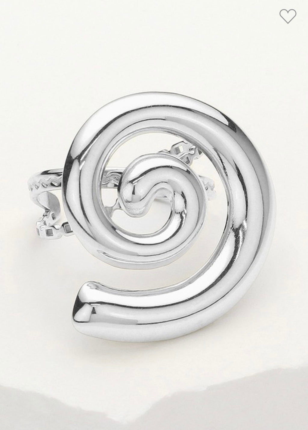 Stainless Steel Spiral Adjustable Ring