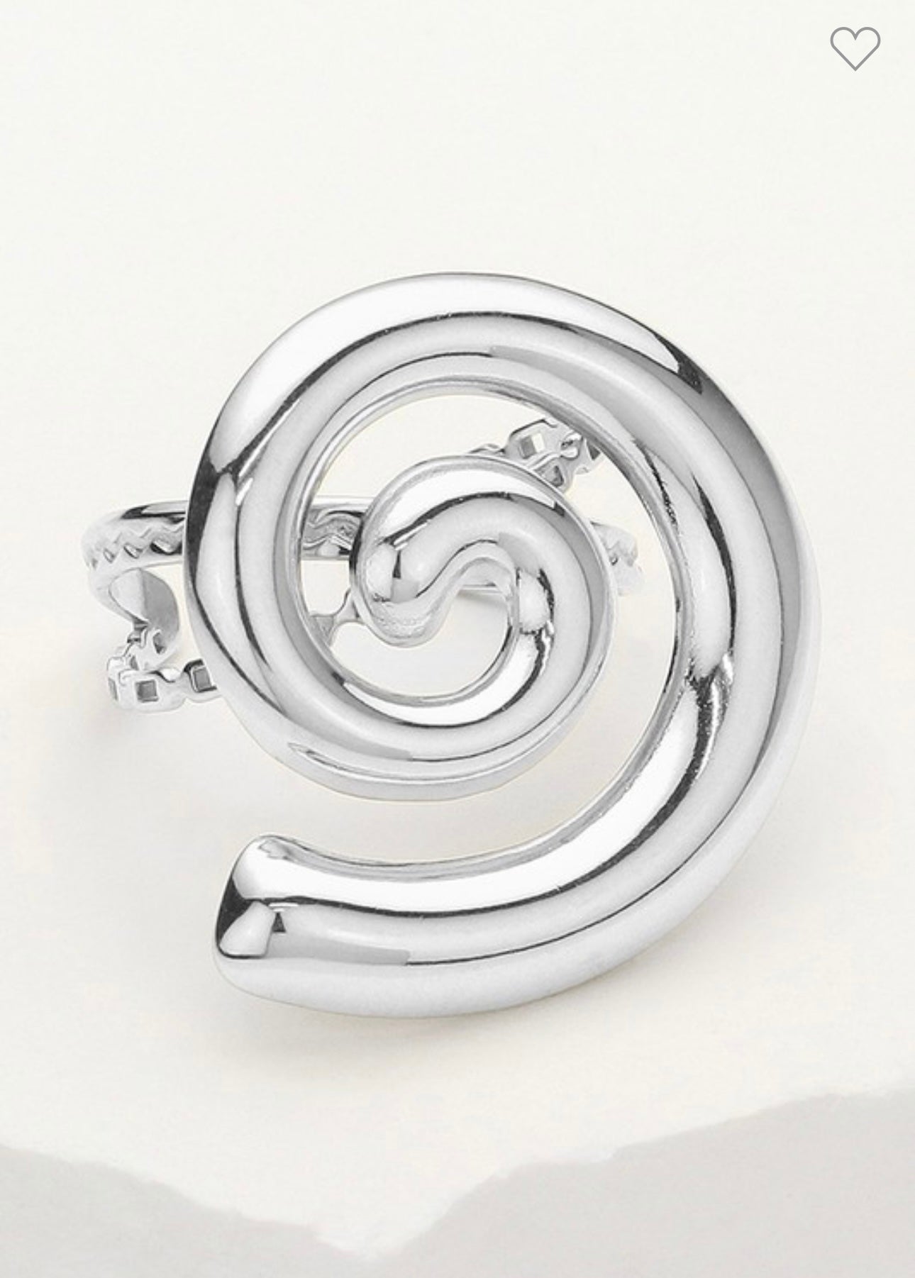 Stainless Steel Spiral Adjustable Ring