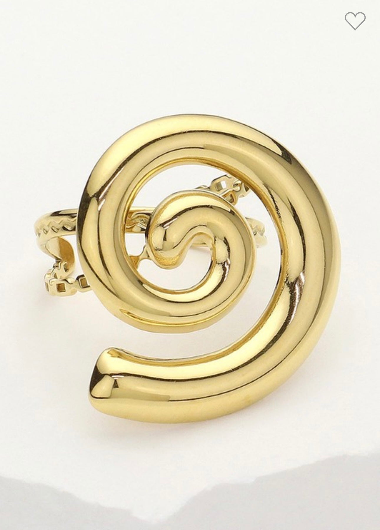 Stainless Steel Spiral Adjustable Ring