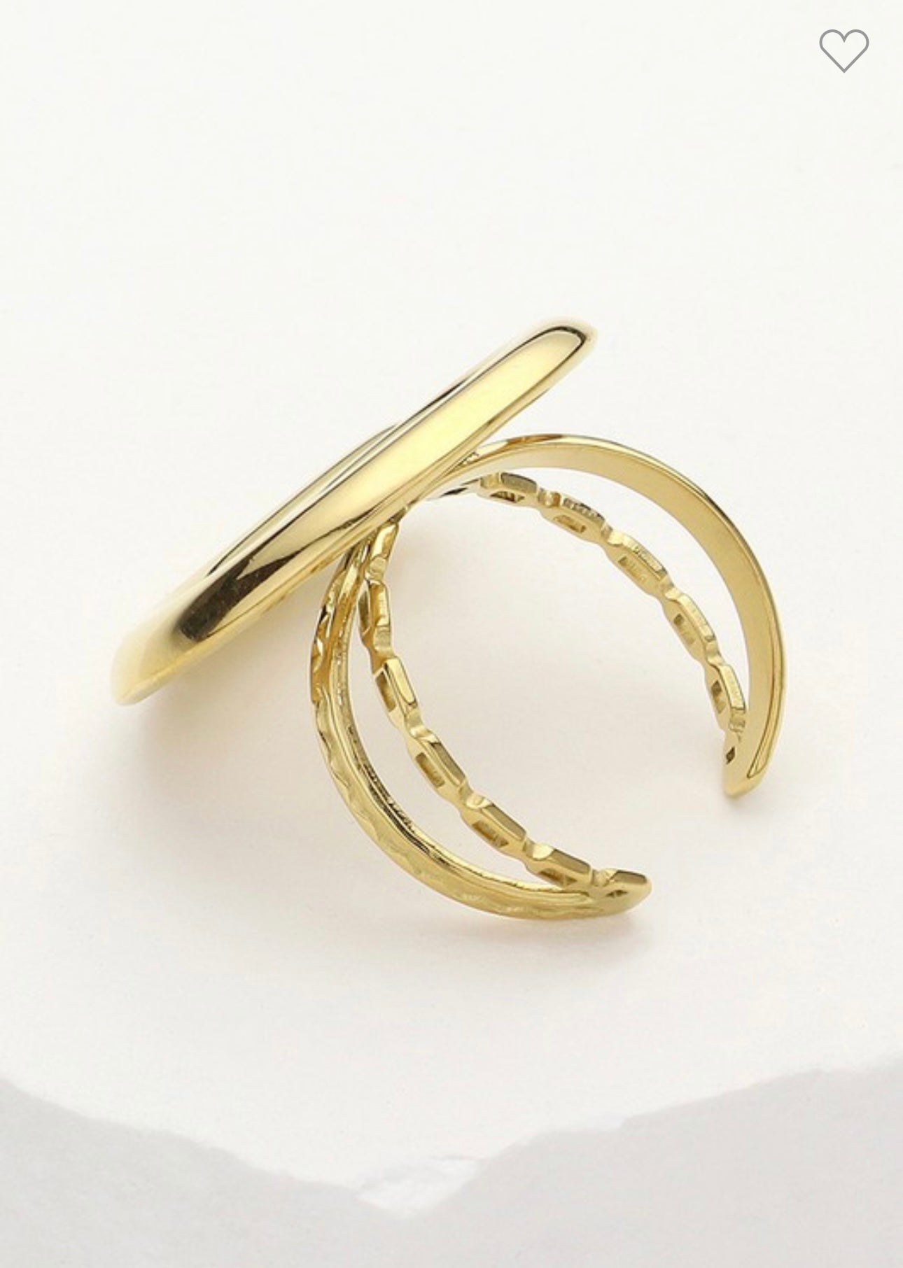 Stainless Steel Spiral Adjustable Ring