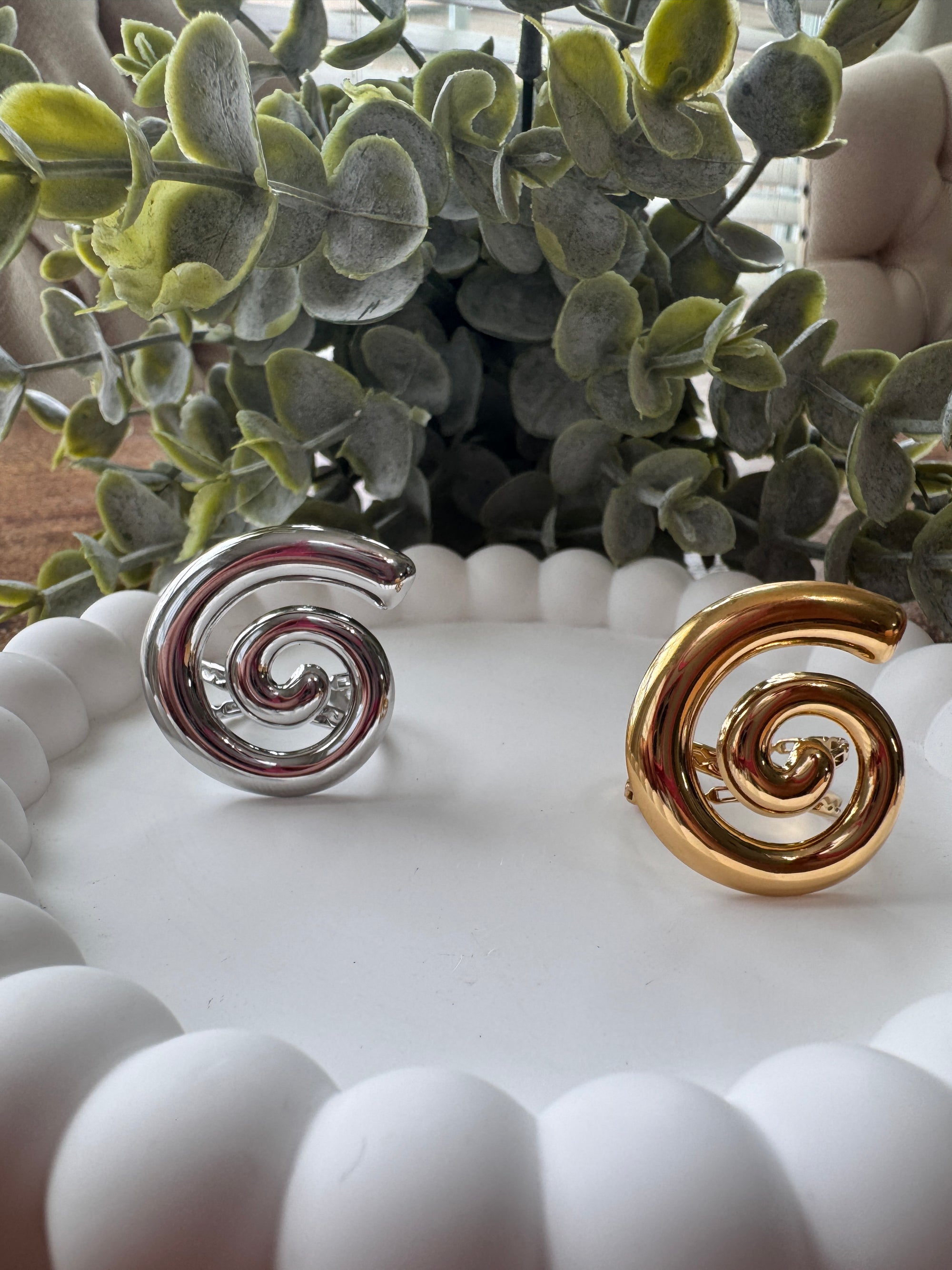Stainless Steel Spiral Adjustable Ring
