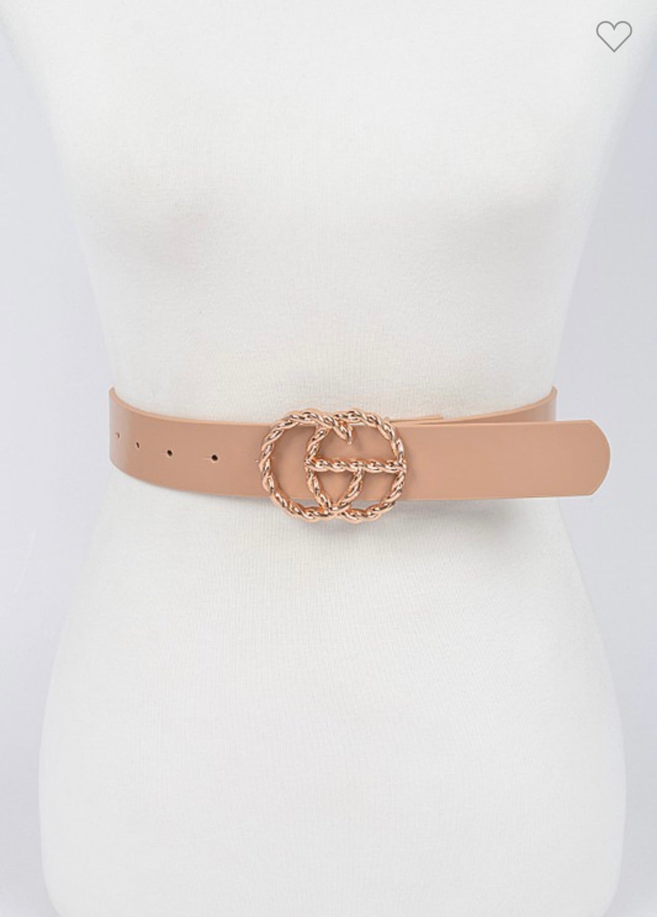 Faux Leather Simple Belt