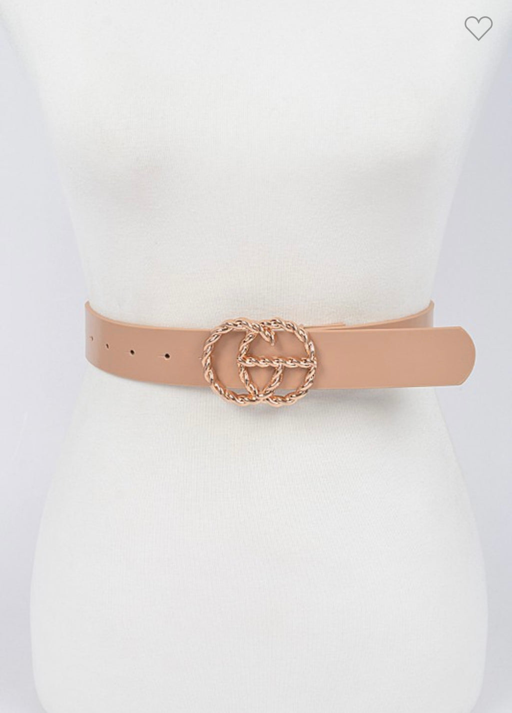 Faux Leather Simple Belt