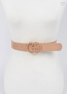 Faux Leather Simple Belt