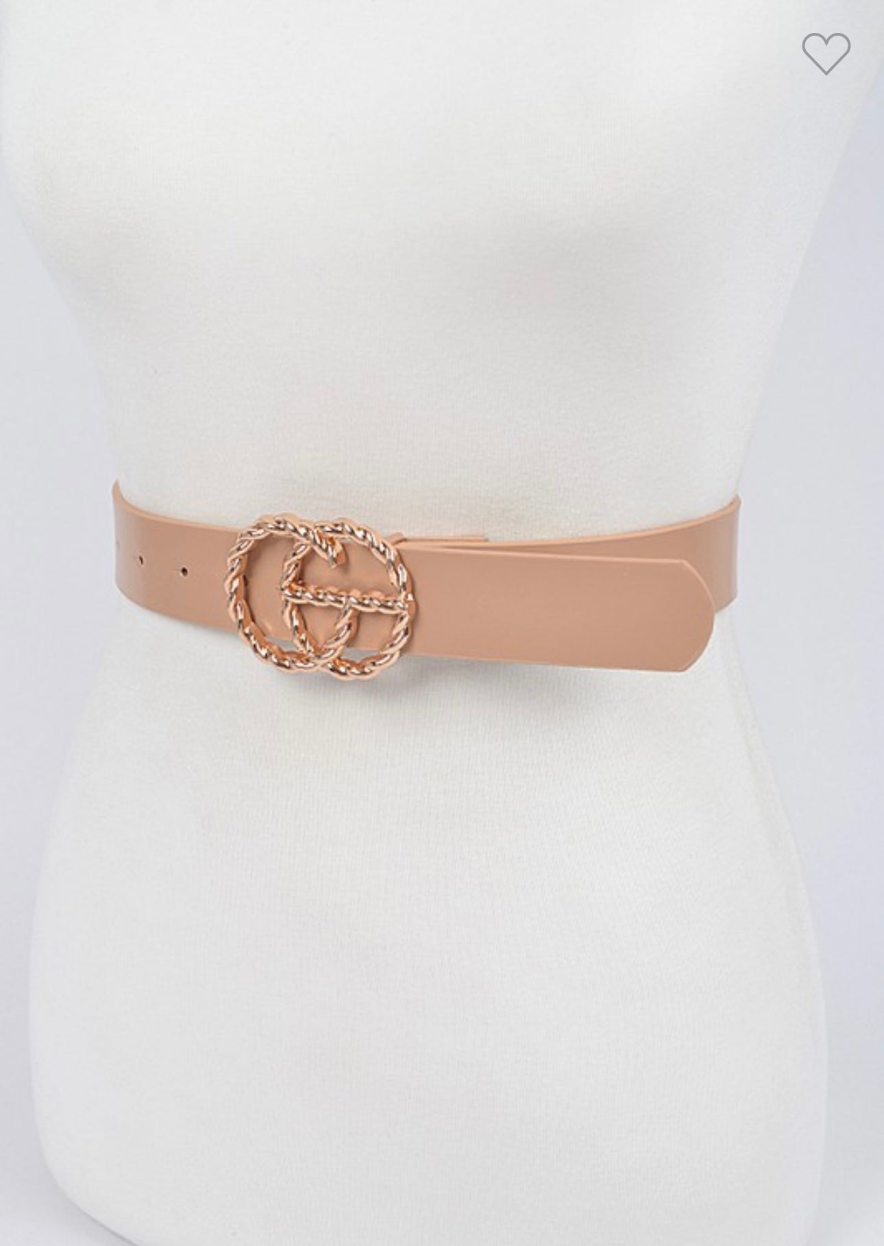 Faux Leather Simple Belt