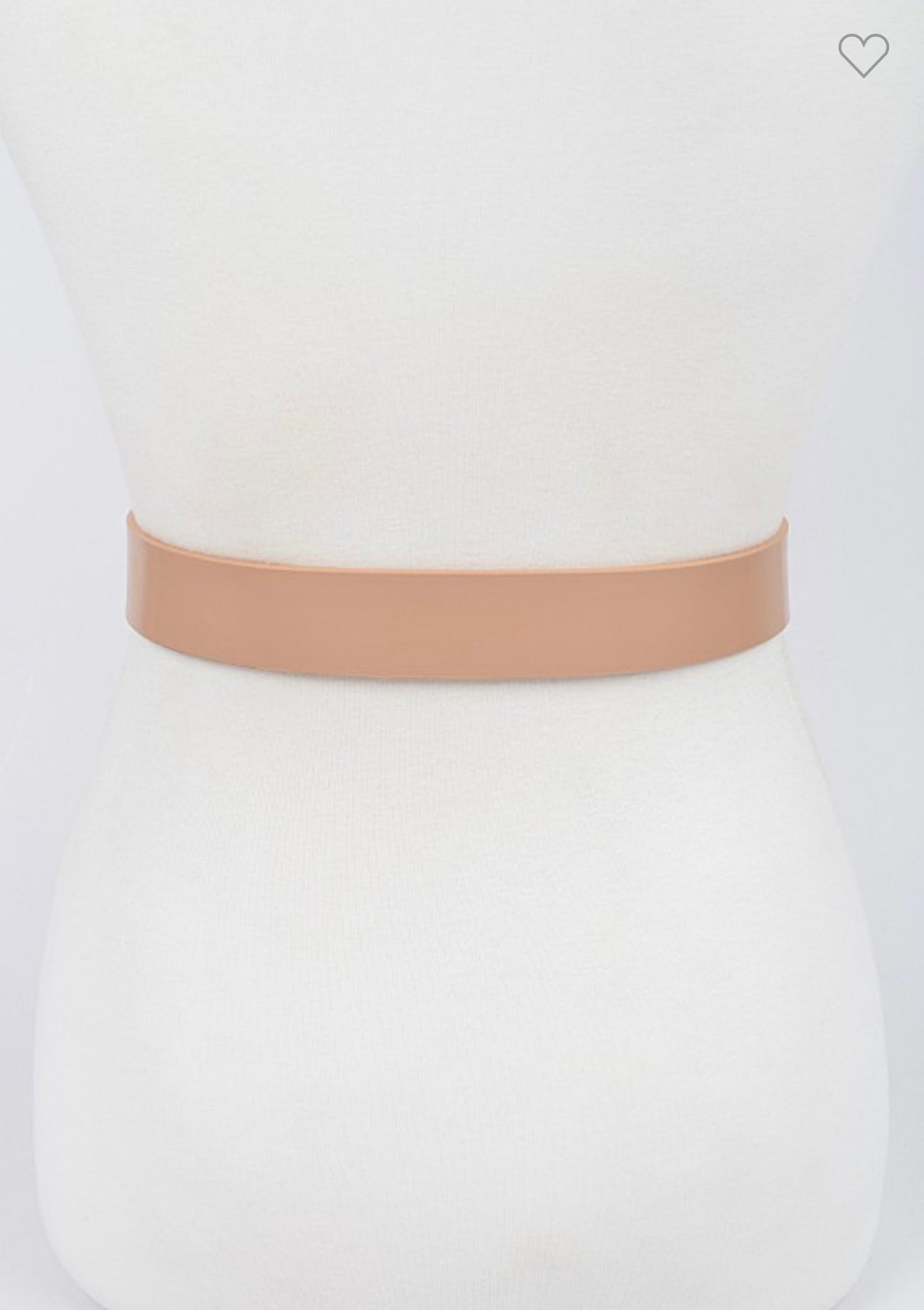 Faux Leather Simple Belt
