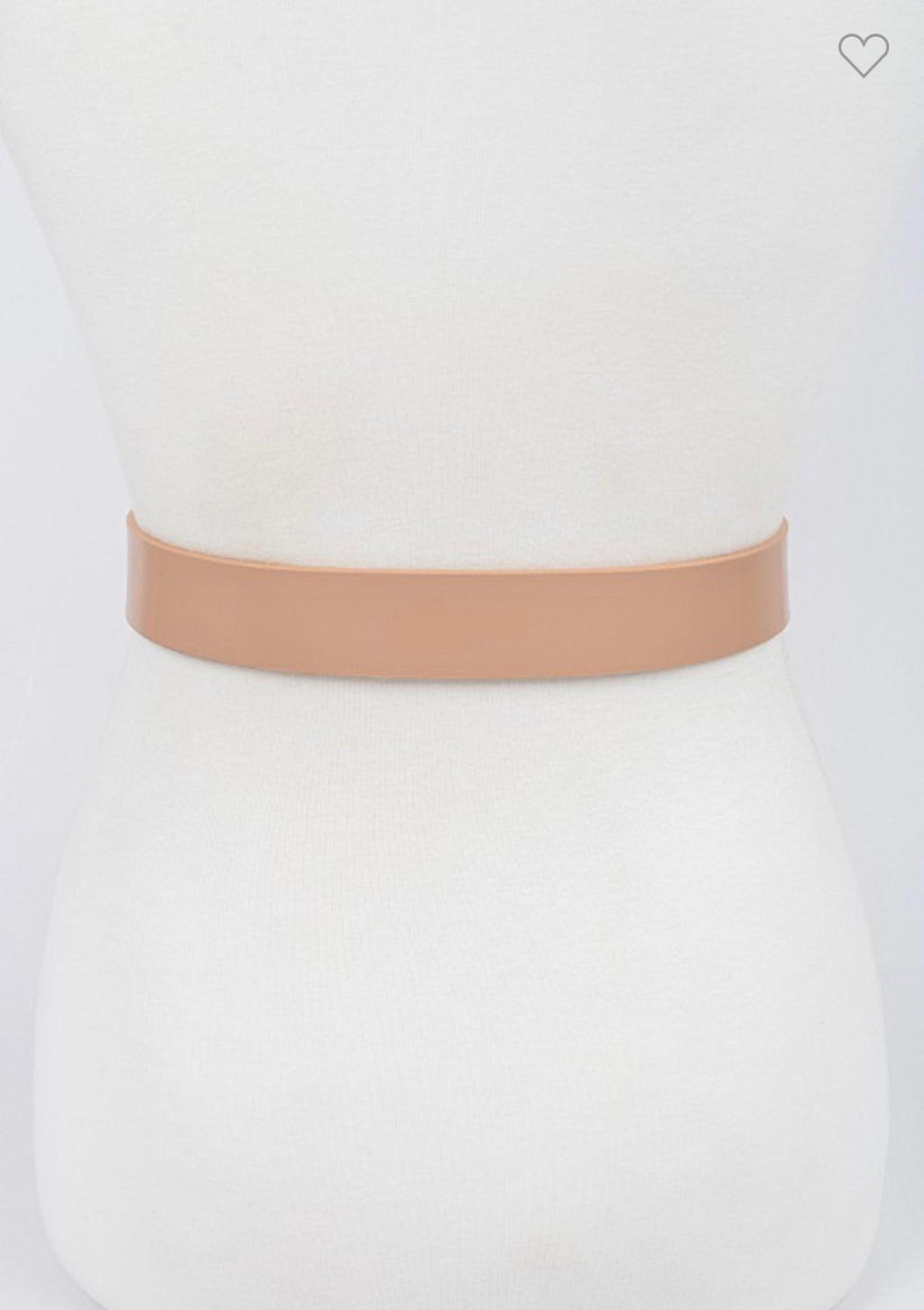 Faux Leather Simple Belt