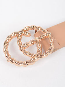 Faux Leather Simple Belt