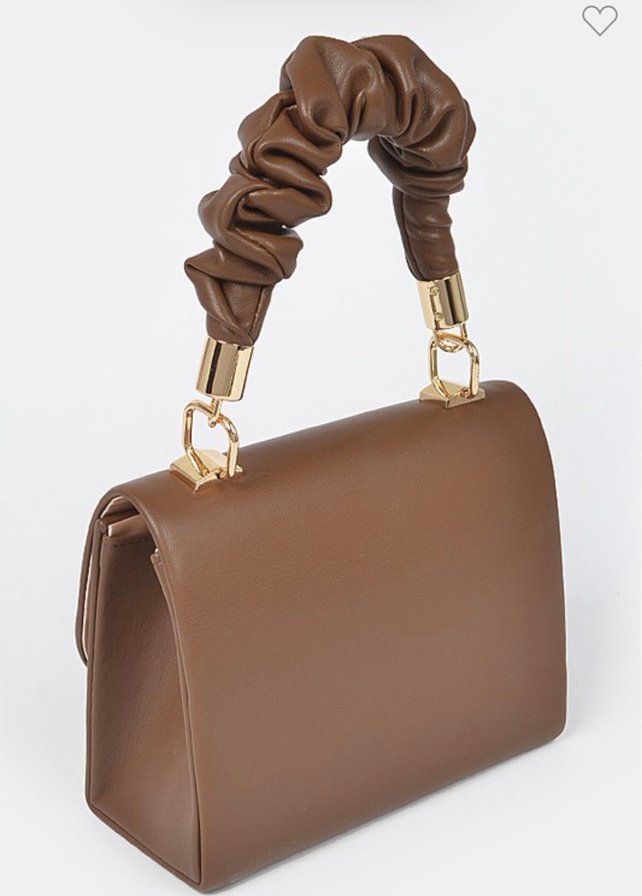 Wrinkled handle Simple Clutch