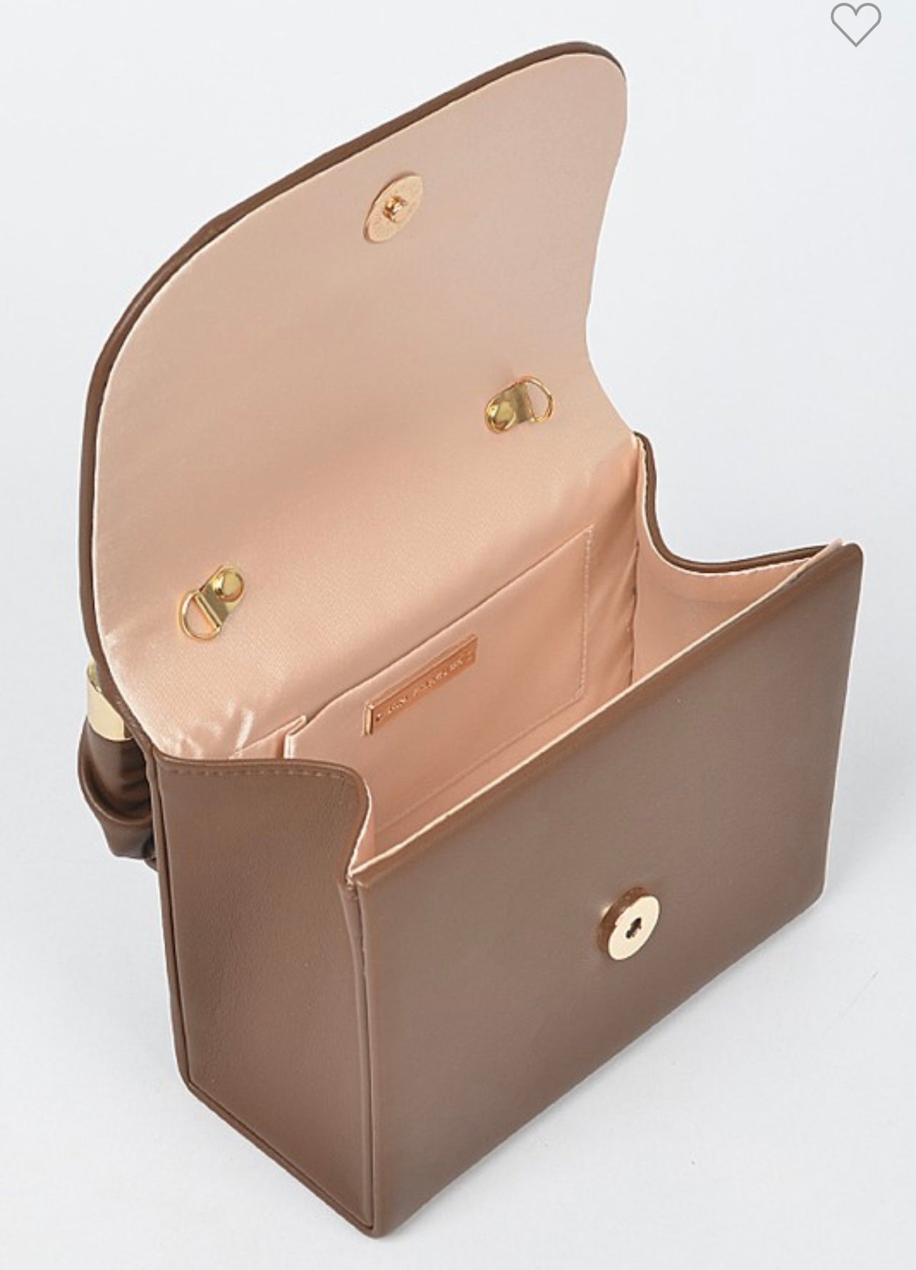 Wrinkled handle Simple Clutch