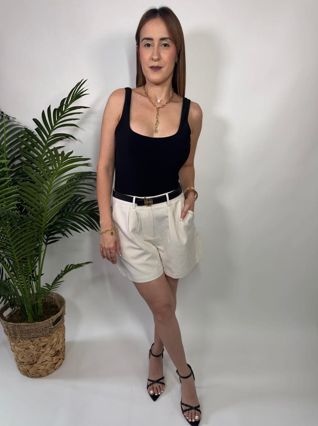 Double Layer Backless Bodysuit