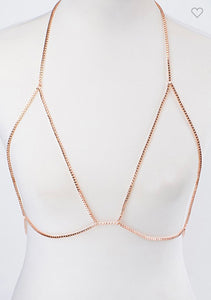 Rose gold Trendy Body Chain