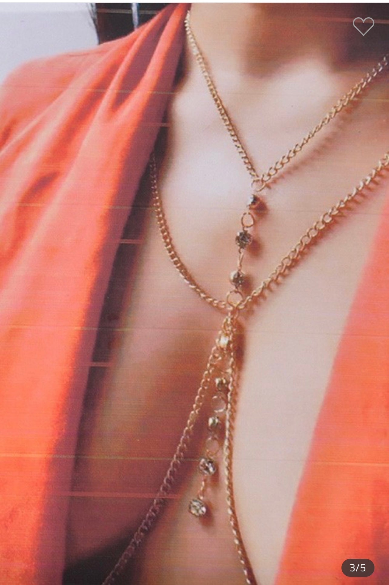 Rose gold Elegant body chain