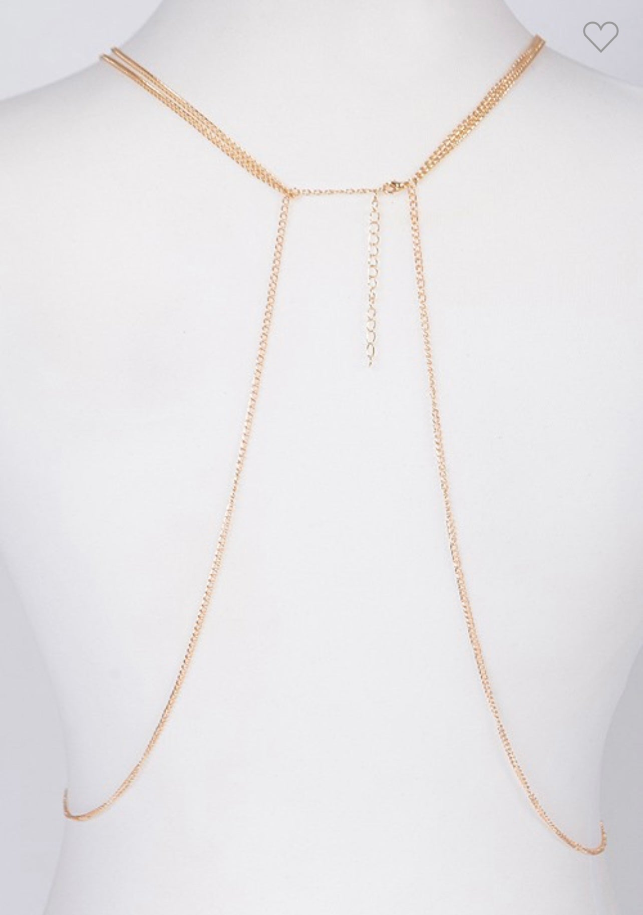Rose gold Elegant body chain