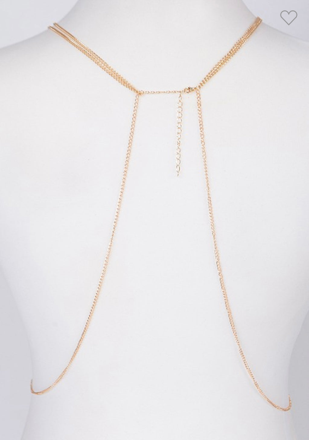 Rose gold Elegant body chain