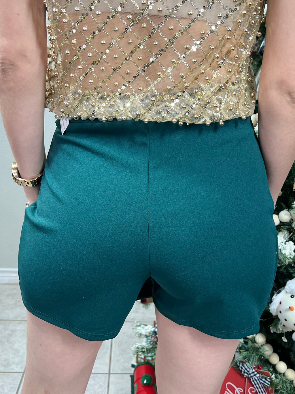 Asymmetric Wrap Skort