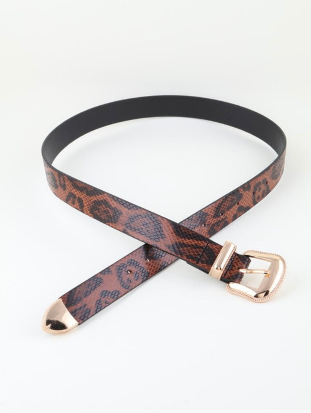 Leopard fashion belt