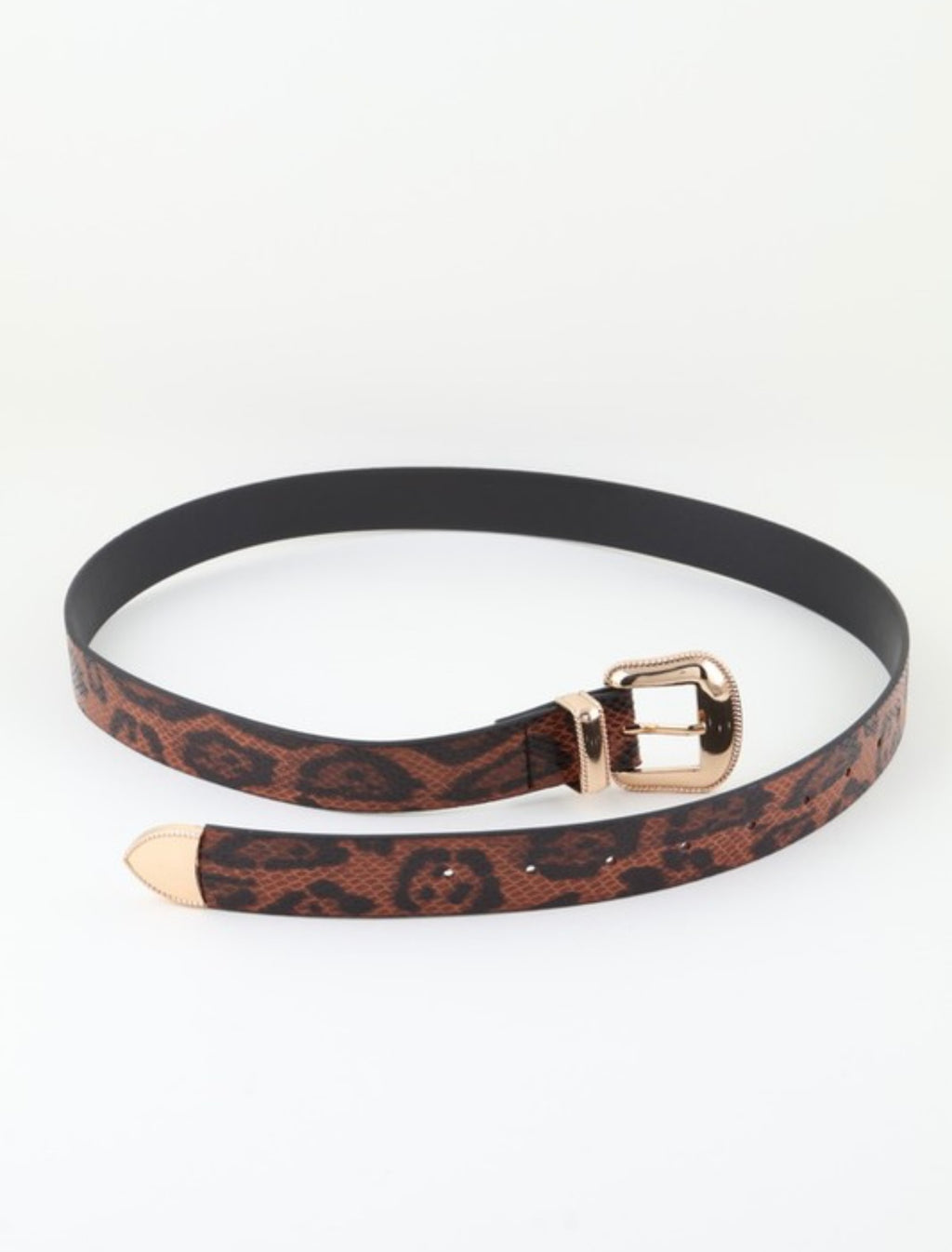 Leopard fashion belt