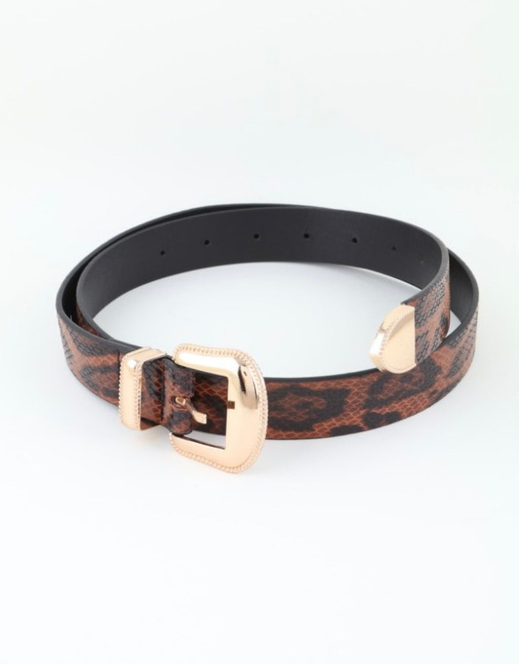Leopard fashion belt
