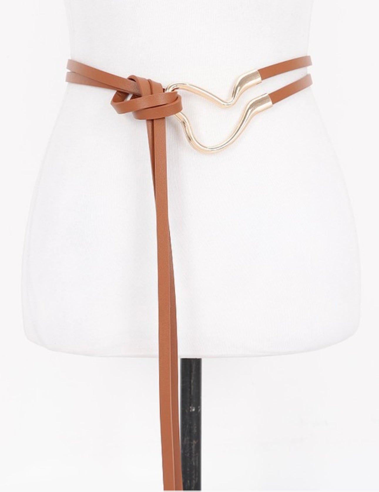 Metal Buckle Wrap Belt