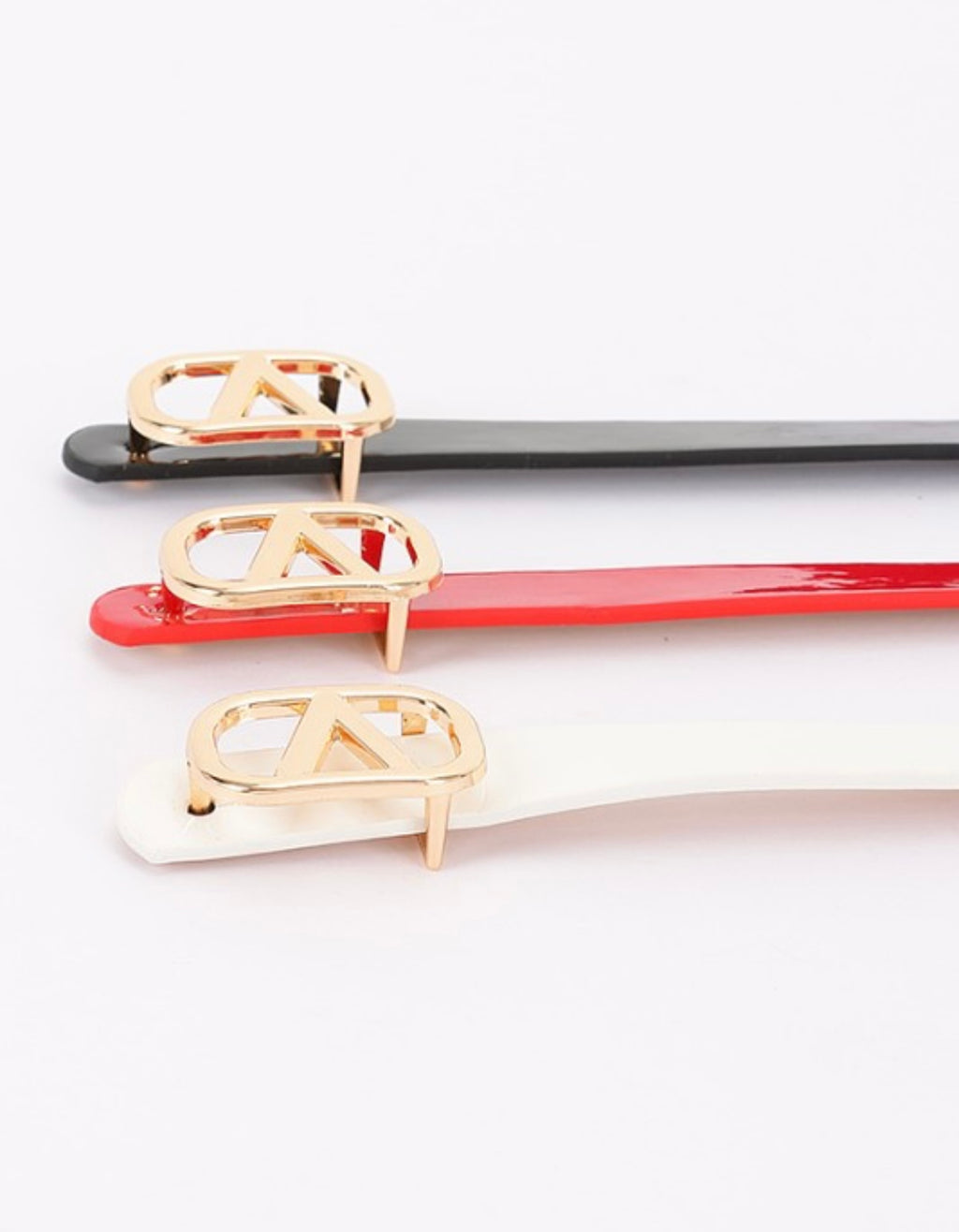 3 piece patent Belt Set