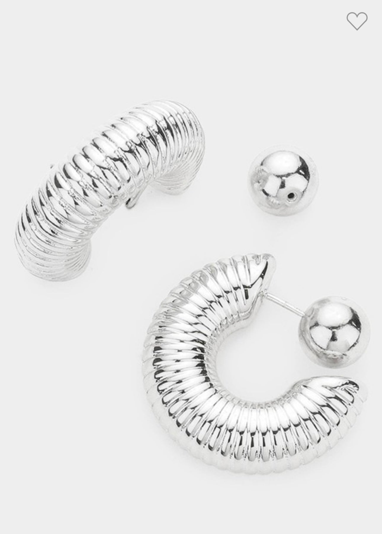 14 K Gold Textured Metal Hoop Earrings