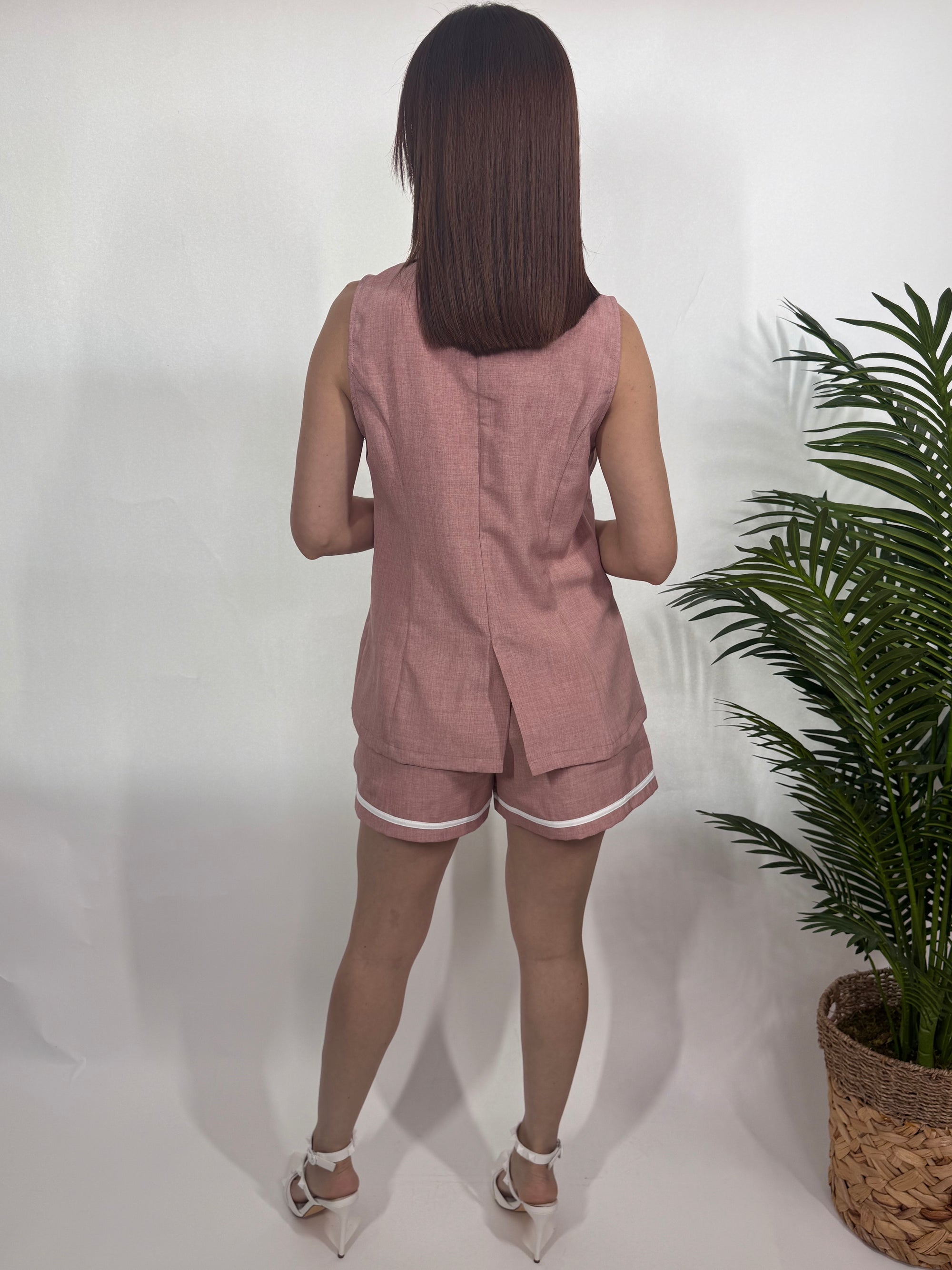 Amanda’s Vest With short set