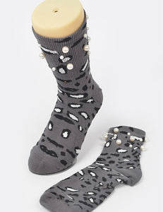 Leo Socks with pearls