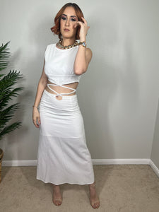 Call Me Baby Cutout Midi Dress