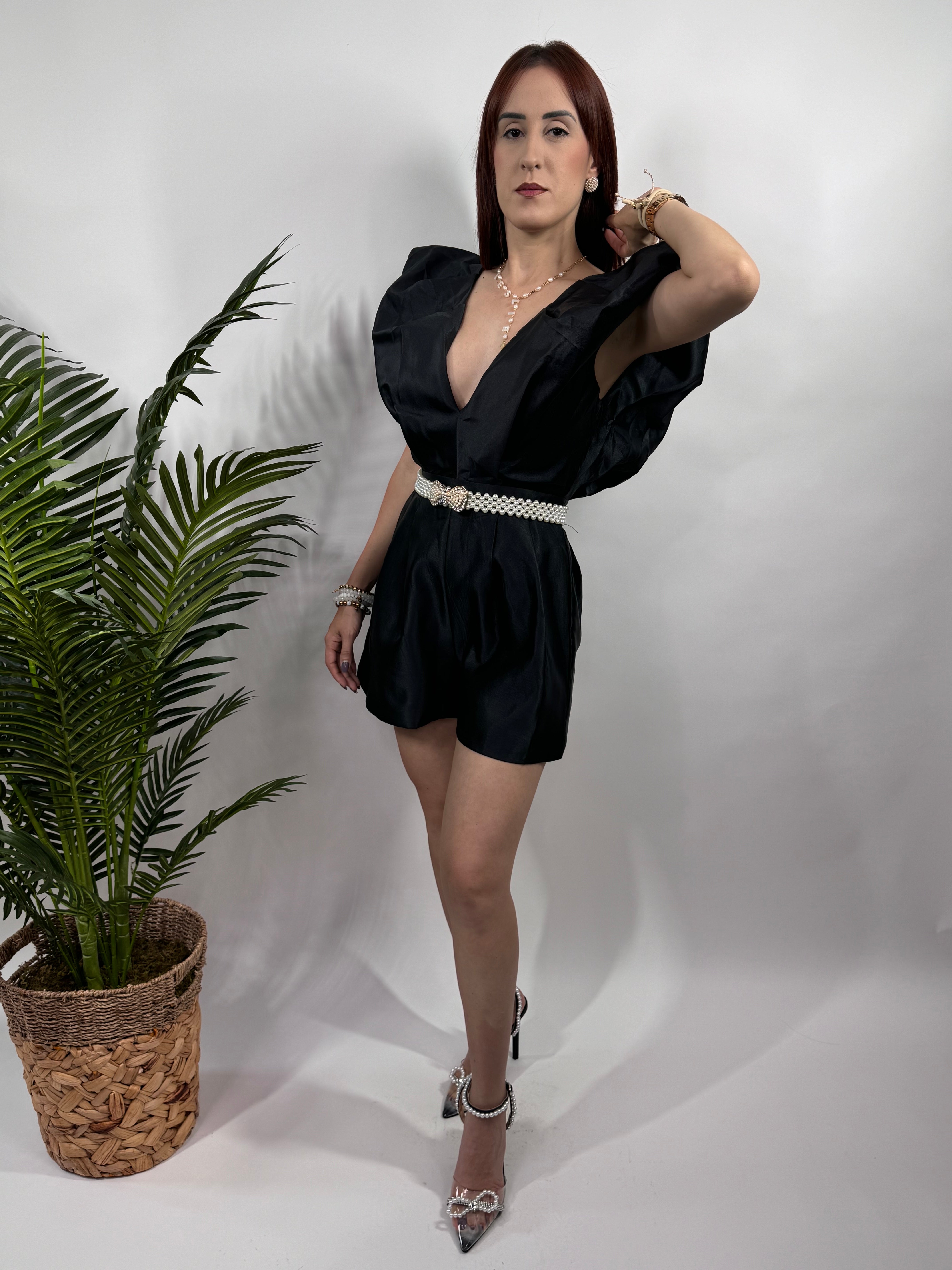 Satin Structured Romper