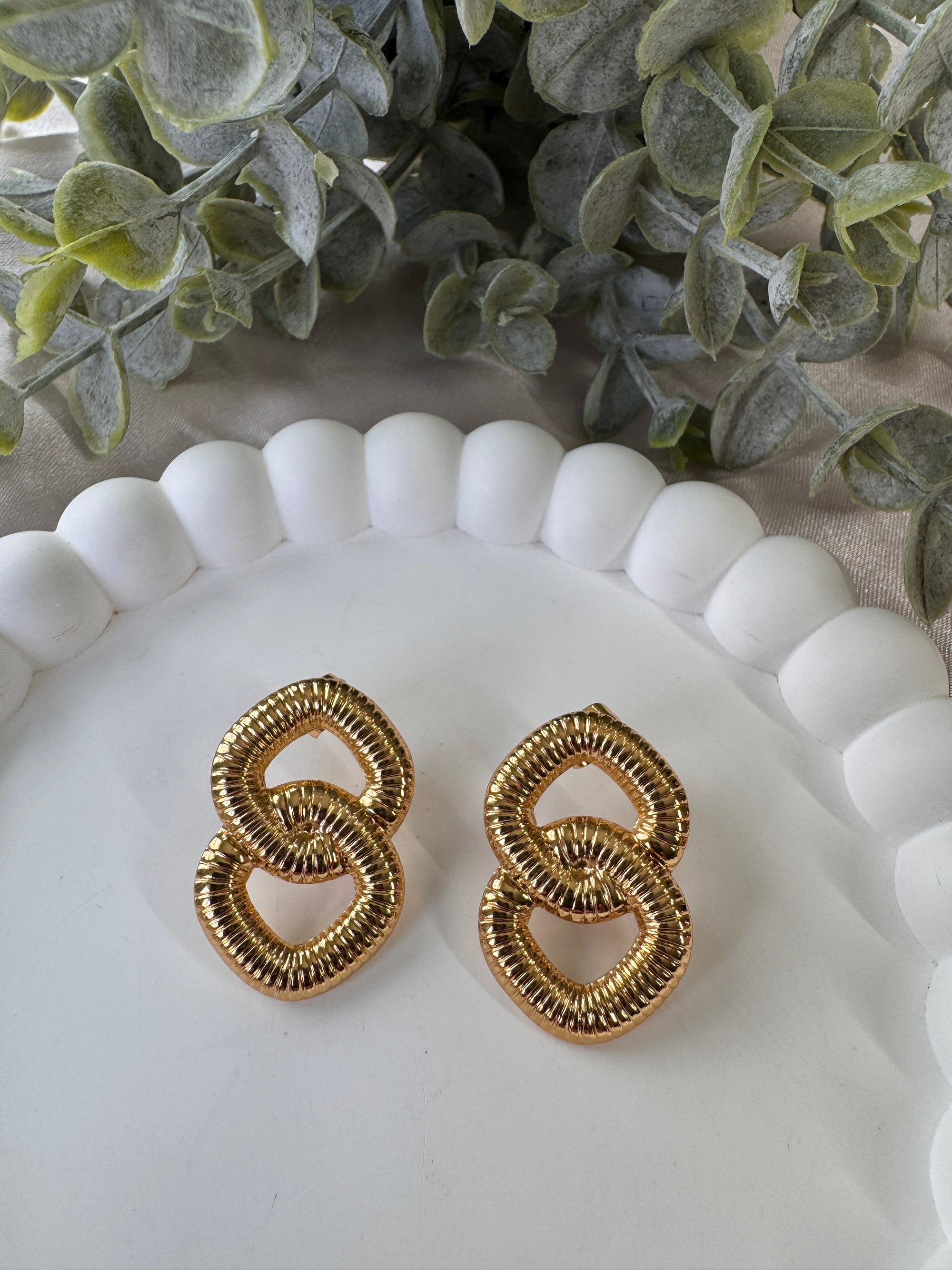 18 K Stainless Steel Adorable Studs