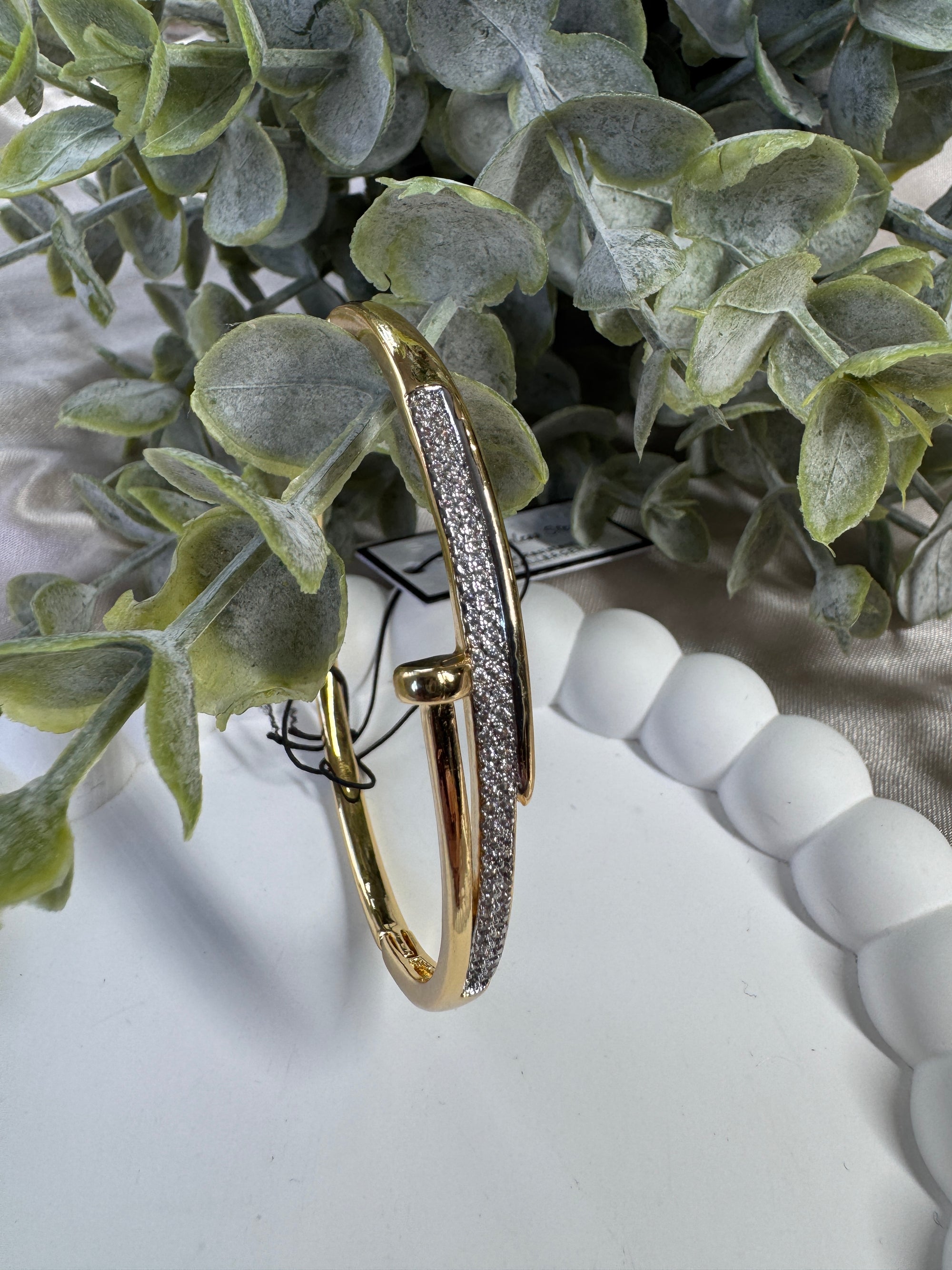 Stainless Steel Nail Bangle Bracelet