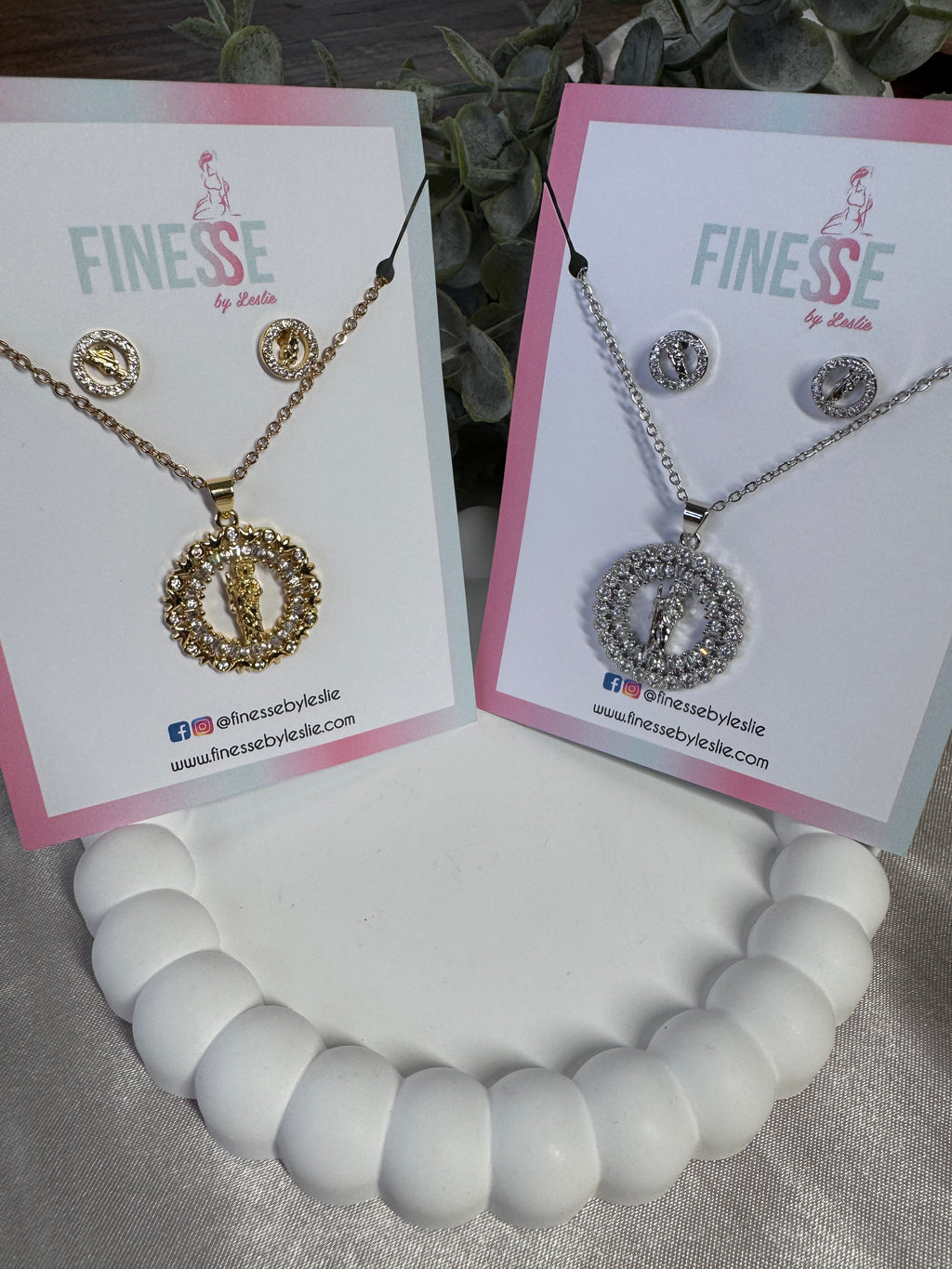 Stainless Steel San Judas Tadeo Necklace