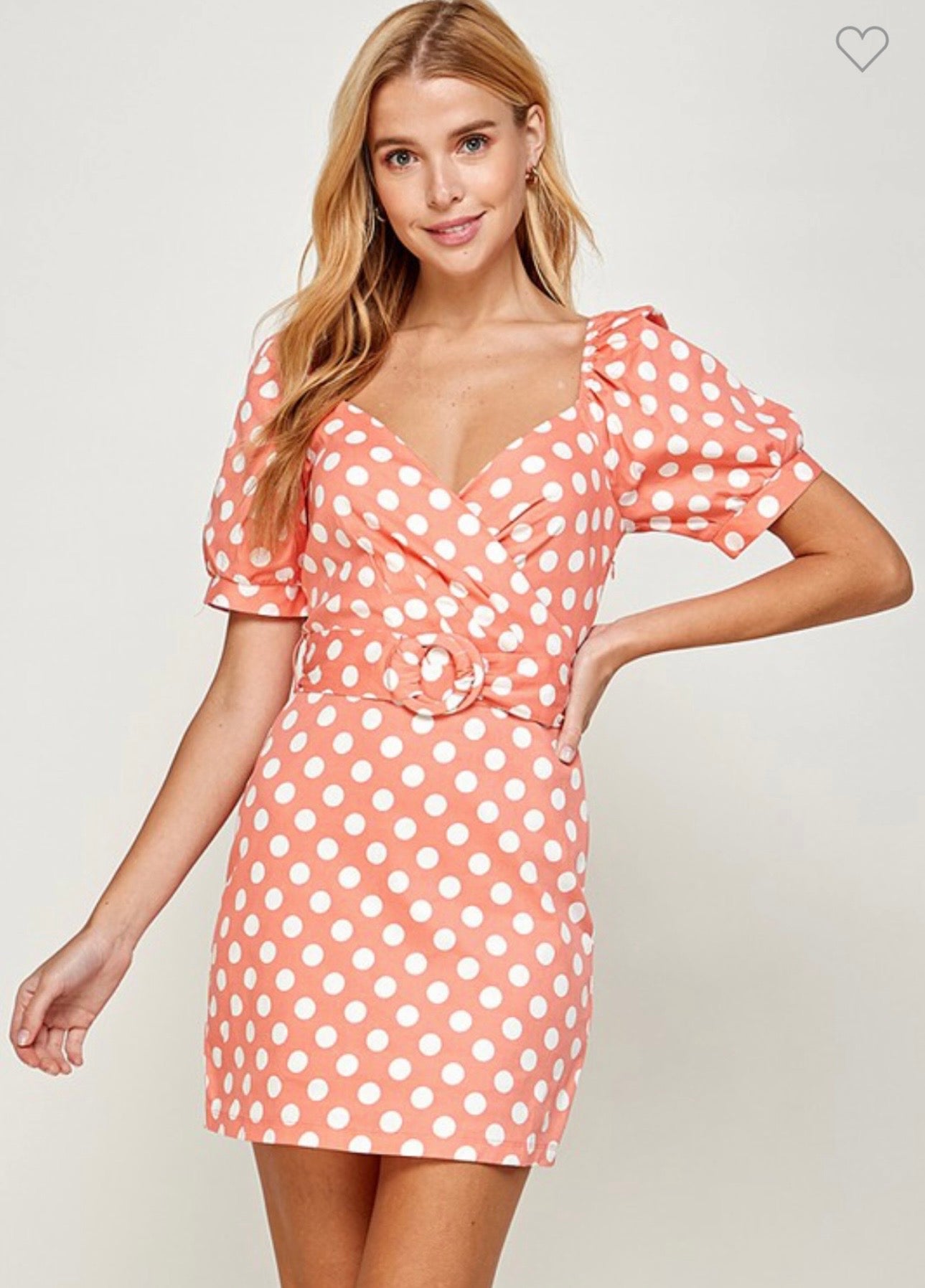 Polkadot Short Sleeve Dress