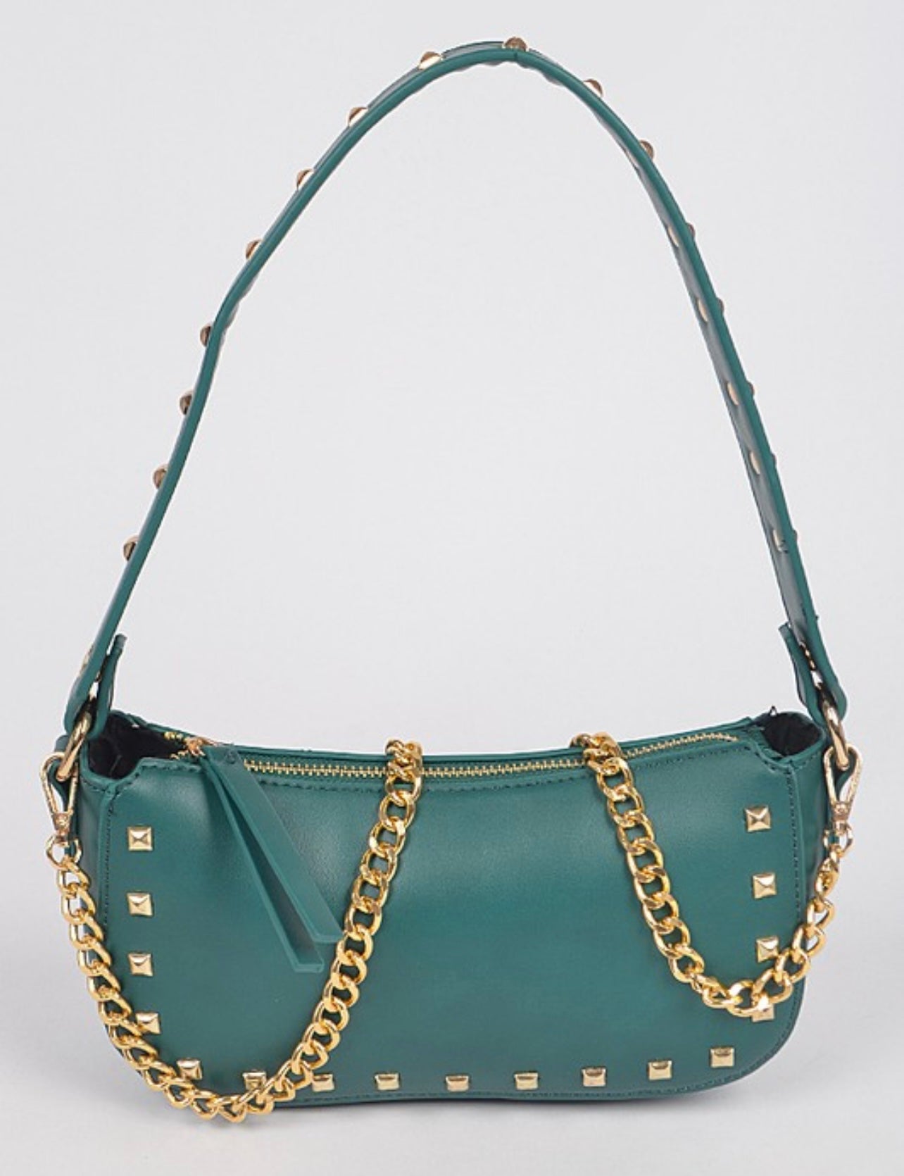 Studded Chain Shoulder Bag
